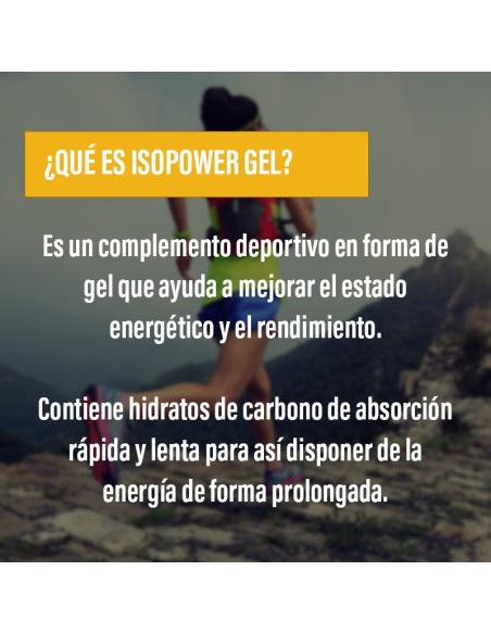 ISOPOWER GEL · Mejora el rendimiento · Endurance · POWERGYM