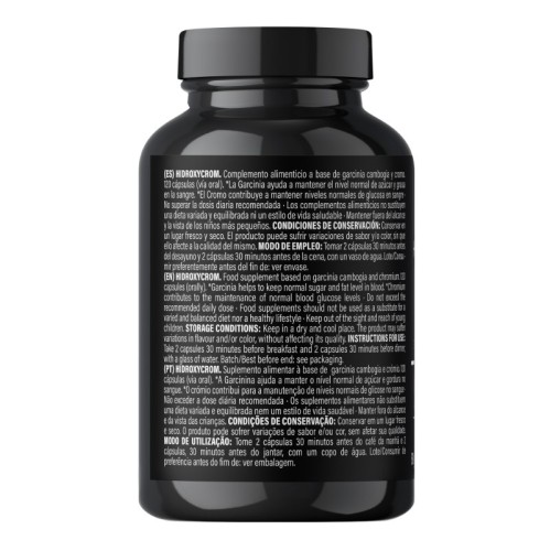 HIDROXYCROM · Efecto saciante · Fat Reduction · POWERGYM