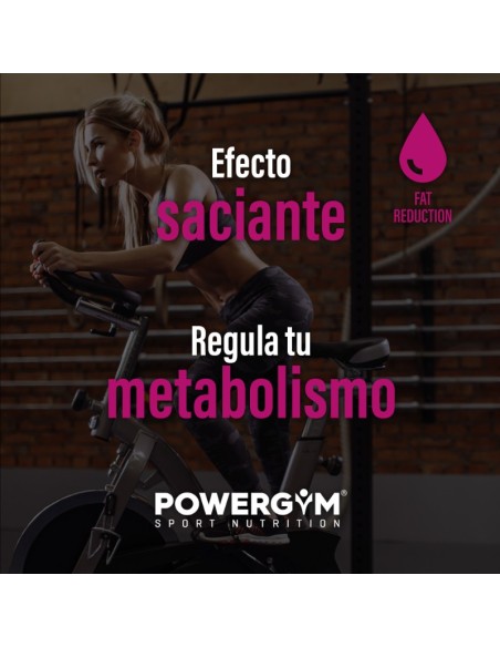 HIDROXYCROM · Efecto saciante · Fat Reduction · POWERGYM