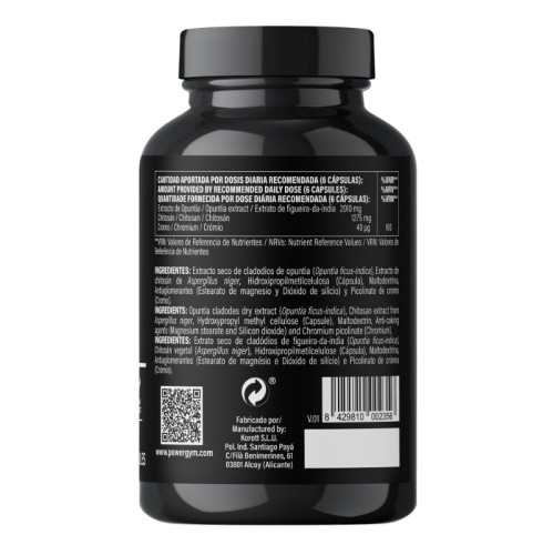CALORY CONTROL · Absorción de grasa · Fat reduction · POWERGYM