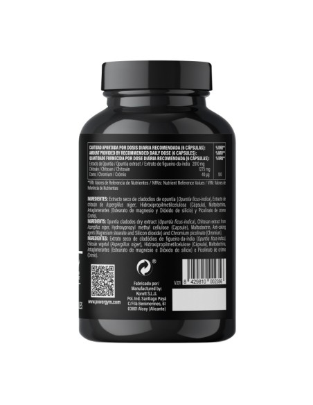 CALORY CONTROL · Absorción de grasa · Fat reduction · POWERGYM