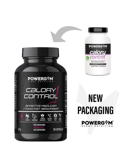 CALORY CONTROL · Absorción de grasa · Fat reduction · POWERGYM