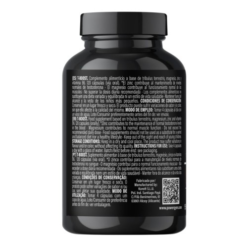 TBOOST · Crecimiento muscular · Muscle Building · POWERGYM