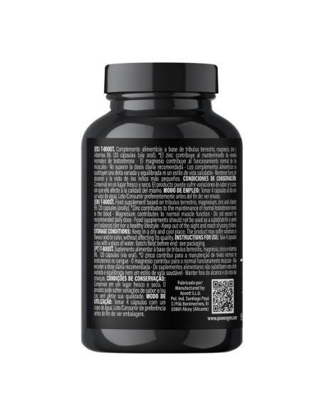 TBOOST · Crecimiento muscular · Muscle Building · POWERGYM