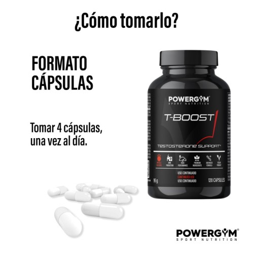 TBOOST · Crecimiento muscular · Muscle Building · POWERGYM