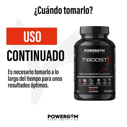 TBOOST · Crecimiento muscular · Muscle Building · POWERGYM