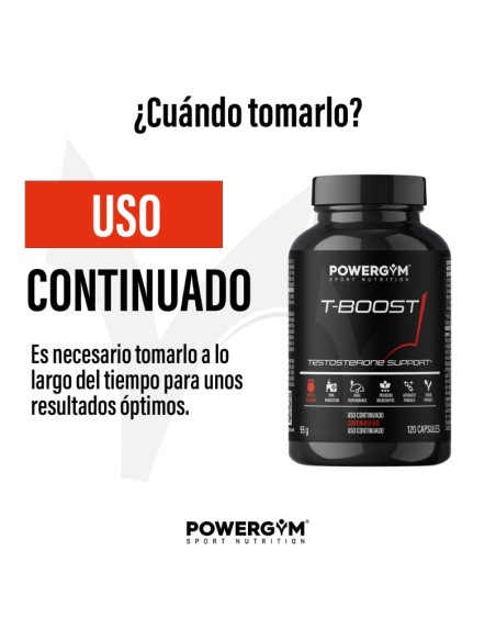 TBOOST · Crecimiento muscular · Muscle Building · POWERGYM