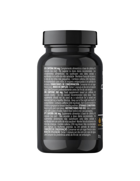 CAFFEINE 200 mg · Energy · Endurance · POWERGYM