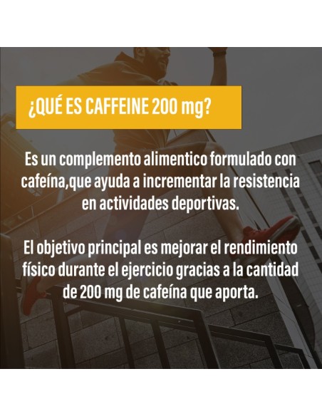 CAFFEINE 200 mg · Energía · Endurance · POWERGYM