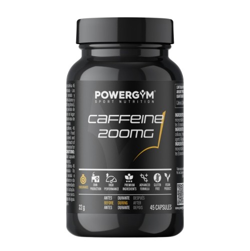CAFFEINE 200 mg · Energy · Endurance · POWERGYM