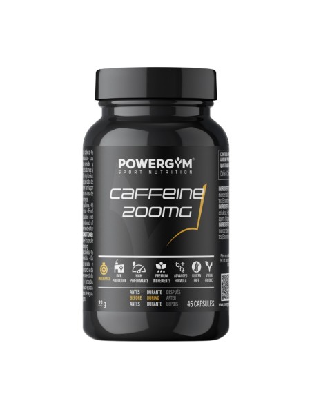 CAFFEINE 200 mg · Energy · Endurance · POWERGYM