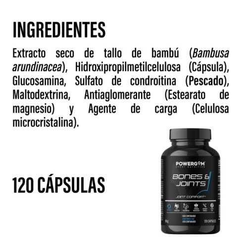 BONES & JOINTS · Salud articular · Recovery · POWERGYM