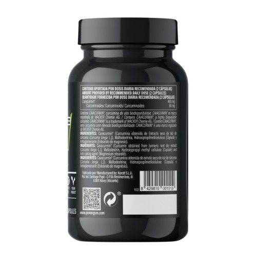 CURCUMA 200 mg · Antioxidant effect · Health & Wellness · POWERGYM