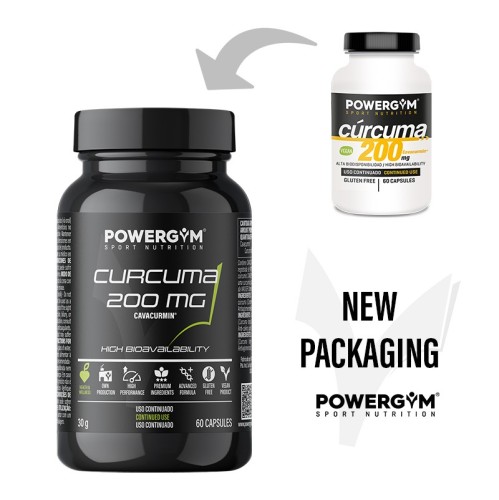 CURCUMA 200 mg · Antioxidant effect · Health & Wellness · POWERGYM