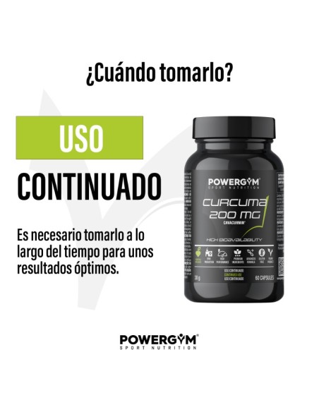 CURCUMA 200 mg · Antioxidant effect · Health & Wellness · POWERGYM