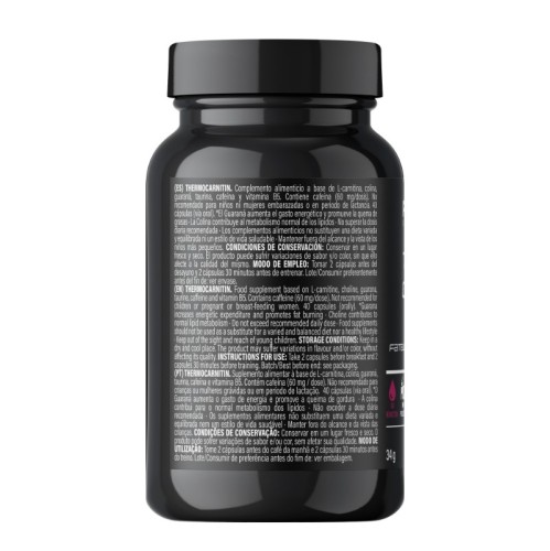 THERMOCARNITIN · Quemagrasas · Fat Reduction · POWERGYM