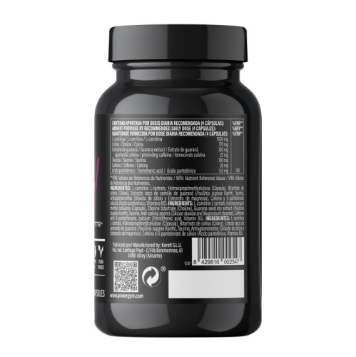 THERMOCARNITIN · Quemagrasas · Fat Reduction · POWERGYM