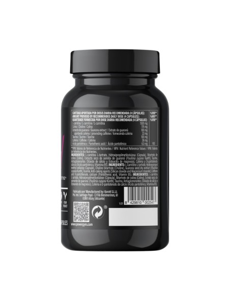 THERMOCARNITIN · Quemagrasas · Fat Reduction · POWERGYM
