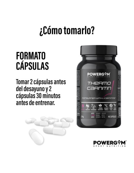 THERMOCARNITIN · Quemagrasas · Fat Reduction · POWERGYM