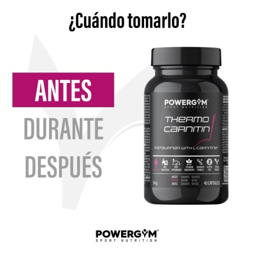 THERMOCARNITIN · Quemagrasas · Fat Reduction · POWERGYM
