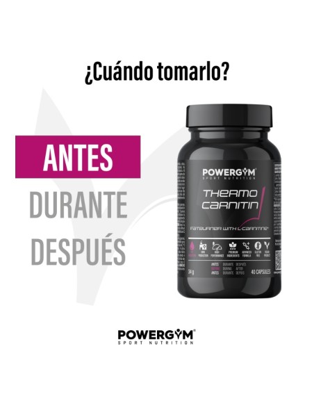 THERMOCARNITIN · Quemagrasas · Fat Reduction · POWERGYM