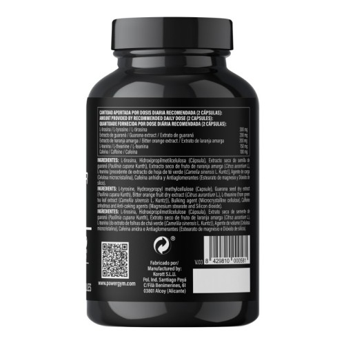 METACTIF · Quemagrasas · Fat Reduction · POWERGYM