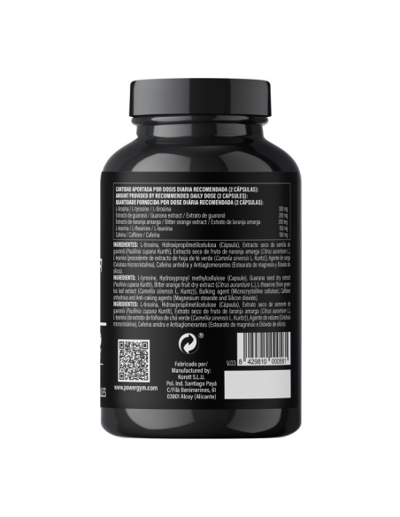 METACTIF · Quemagrasas · Fat Reduction · POWERGYM