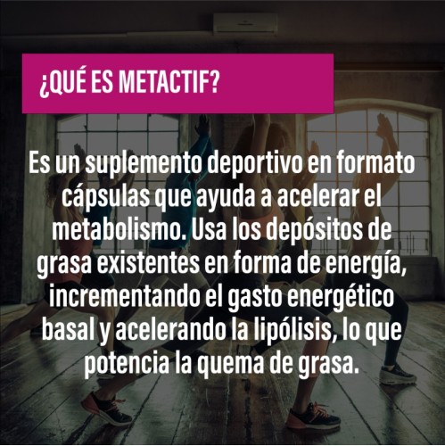 METACTIF · Quemagrasas · Fat Reduction · POWERGYM