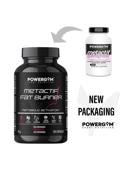 METACTIF · Quemagrasas · Fat Reduction · POWERGYM