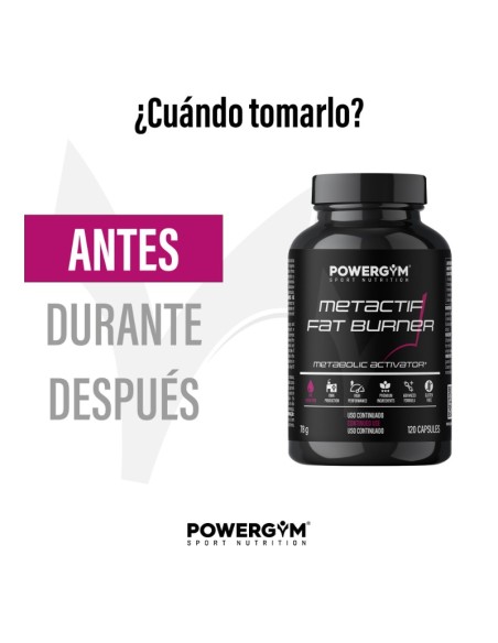 METACTIF · Quemagrasas · Fat Reduction · POWERGYM