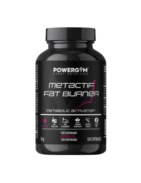 METACTIF · Quemagrasas · Fat Reduction · POWERGYM