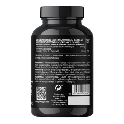 HMB · Evita el desgaste muscular · Muscle Building · POWERGYM