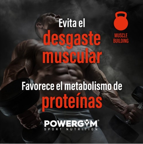 HMB · Evita el desgaste muscular · Muscle Building · POWERGYM