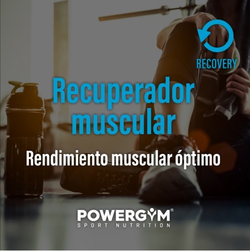 POWER BCAA's · Cápsulas · Síntesis de proteínas · Recovery · POWERGYM