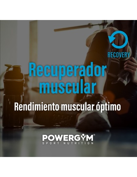 POWER BCAA's · Cápsulas · Síntesis de proteínas · Recovery · POWERGYM
