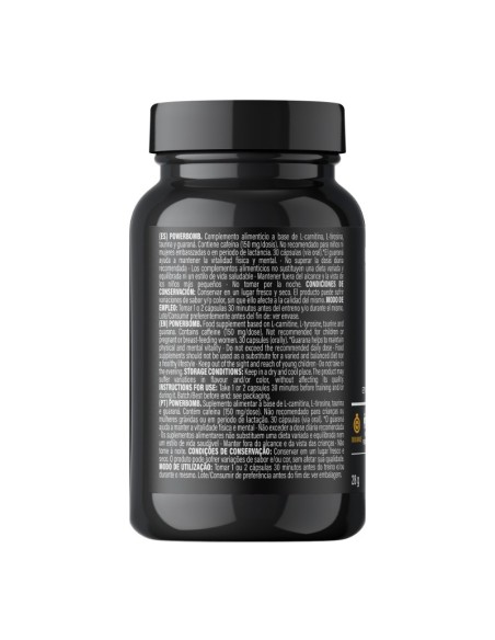 POWERBOMB · Energy in capsule · Endurance · POWERGYM