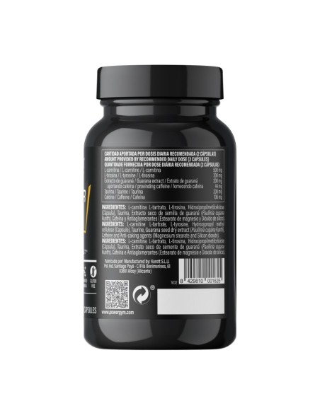 POWERBOMB · Energy in capsule · Endurance · POWERGYM