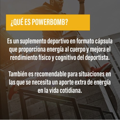 POWERBOMB · Energy in capsule · Endurance · POWERGYM