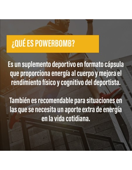 POWERBOMB · Energy in capsule · Endurance · POWERGYM