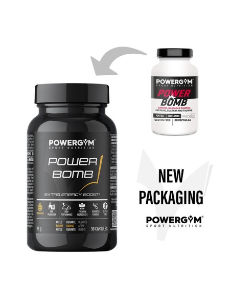 POWERBOMB · Energy in capsule · Endurance · POWERGYM