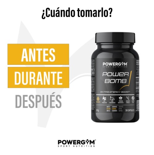 POWERBOMB · Energy in capsule · Endurance · POWERGYM