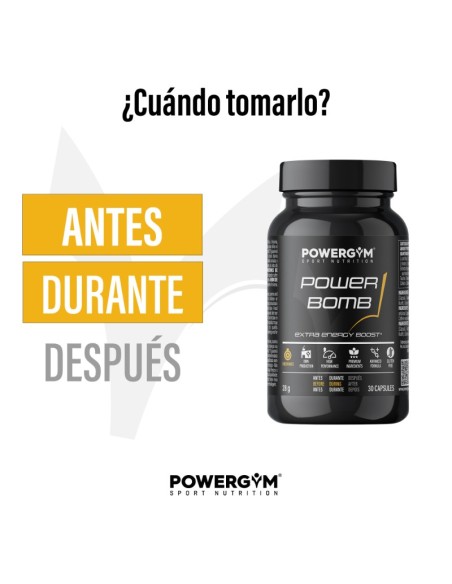 POWERBOMB · Energy in capsule · Endurance · POWERGYM