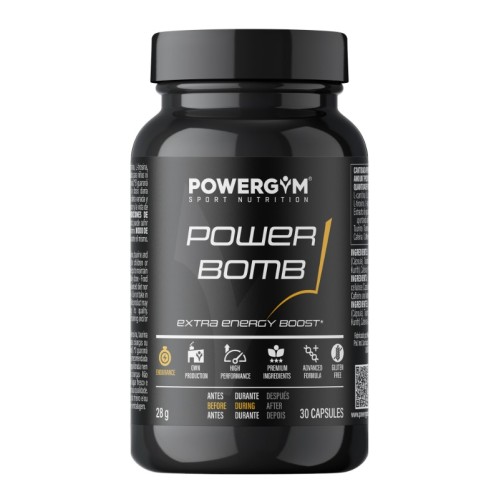 POWERBOMB · Energy in capsule · Endurance · POWERGYM