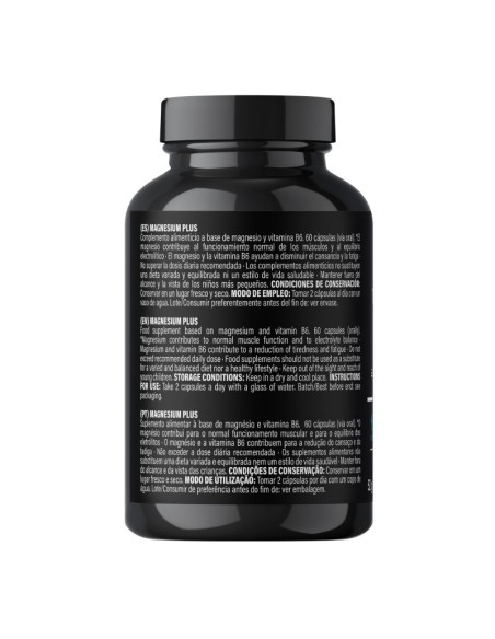 MAGNESIUM PLUS · Bisglicinato de magnesio · Recovery · POWERGYM