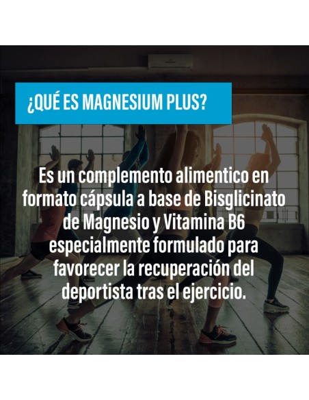 MAGNESIUM PLUS · Bisglicinato de magnesio · Recovery · POWERGYM