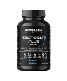MAGNESIUM PLUS · Bisglicinato de magnesio · Recovery · POWERGYM