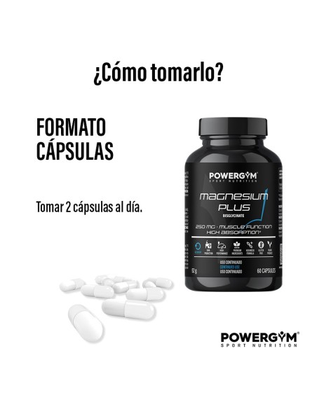 MAGNESIUM PLUS · Magnesium bisglycinate · Recovery · POWERGYM