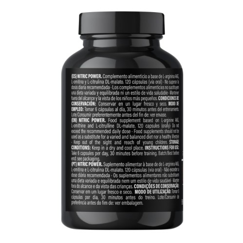 NITRIC POWER · Intensity sports · Muscle Building · POWERGYM