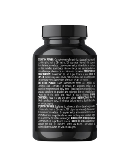 NITRIC POWER · Intensity sports · Muscle Building · POWERGYM