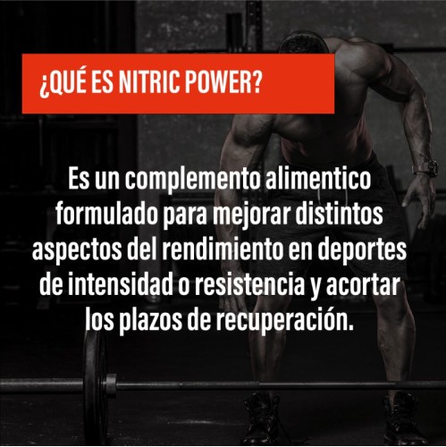 NITRIC POWER · Intensity sports · Muscle Building · POWERGYM